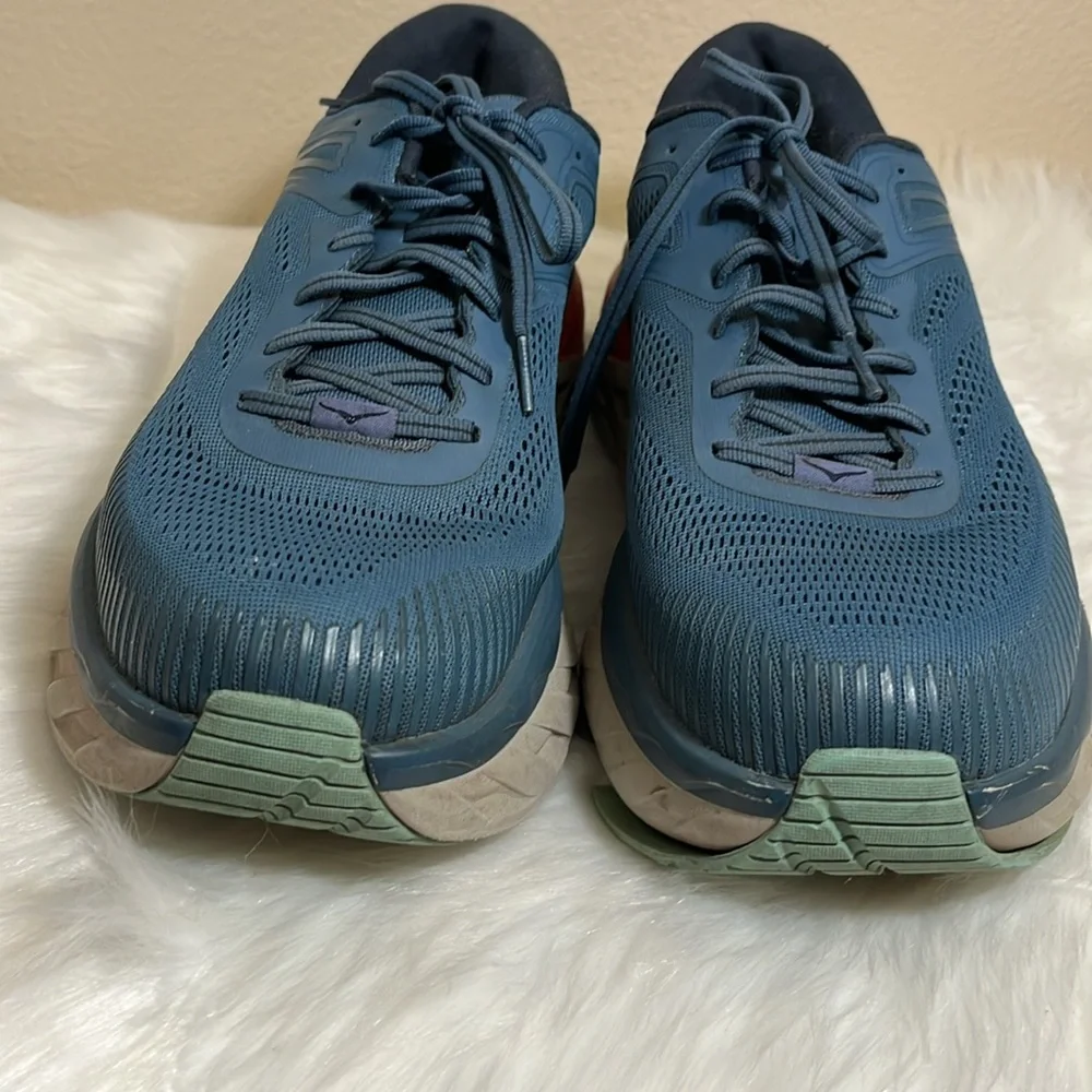 Hoka Men's Blue Bondi 8 Athletic Shoes